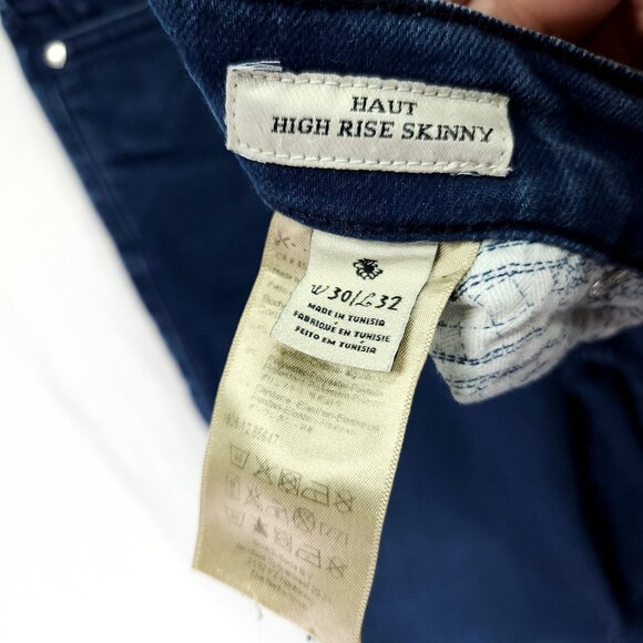 Maison Scotch Haut High Rise Skinny Jeans Size 30X32 Stretch Slimming - Picture 7 of 14